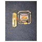 ADVT ASHTRAY & SPRING SCALE