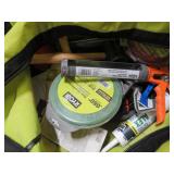 2-- RYOBI BAGS & MISC TOOLS