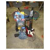 Wii DRUM SET, GUITAR & OTHER