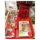 CANDLE SHADE & HALLMARK & POP CHRISTMAS ORNAMENTS