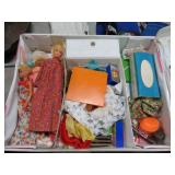 1966 & 1967 BARBIE DOLLS W/ CASE, CLOTHES, ETC