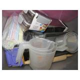 TUB LOT -- KITCHEN ITEMS