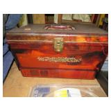 SEWING BOX & CONTENTS