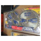 2-- UNUSED IRWIN 10" SAW BLADES