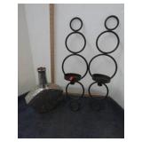 WALL SCONCES & DECORATIVE BOTTLE