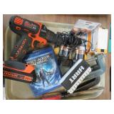 MISC TOOLS ETC, CORDLESS DRILL -- WORKS