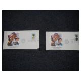 MILITARY FRST DAY ISSUE STAMPS