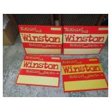 4-- WINSTON CAGARETTE DECALS