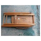 VINTAGE FOLDING CARRY STOOL