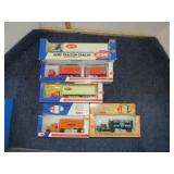 5-- DIECAST TRACTOR TRAILERS