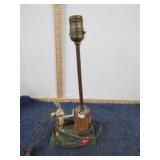 VINTAGE BUGS BUNNY CAST IRON LAMP