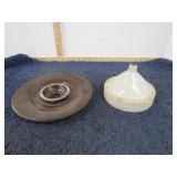 STONEWARE FUNEL & BUTTER CHURN TOP