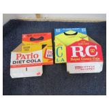 2-- VINTAGE SODA BOTTLE CARRIERS