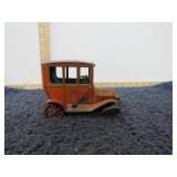 VINTAGE TIN LEVER ACTION JALOPY TOY CAR