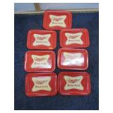 7-- SMALL MILLER BEER TRAYS