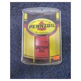 METAL PENNZOIL SIGN