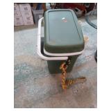 COOLER W/ ROD HOLDERS & WHEELS