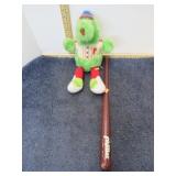 PHILLIES MASCOT DOLL & MINI BAT