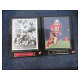 49ers BRYANT YOUNG & DWIGHT CLARK SIGNED PHOTOS