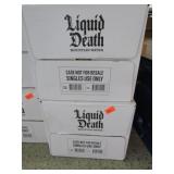 2-- 12pks LIQUID DEATH WATER