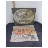 2-- BUSTED KNUCKLE GARAGE SIGNS