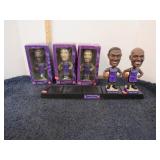5-- SACREMENTO BOBBLE HEADS & STAND