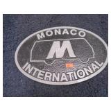 CAST ALUMINUM MONACO PLAQUE