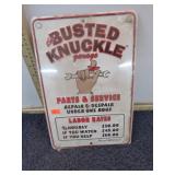 BUSTED KNUCKLE SIGN
