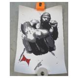 KIMBO SLICE AUTOGRAPHED PROTOTYPE PRINT W/ CERT