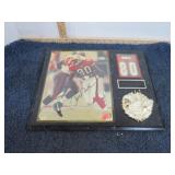 49ers JERRY RICE SIGNED PLAQUE