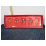 NFL 49ers SUPERBOWL PIN WALL DISPLAY