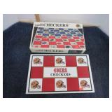 NFL TEAM CHECKERS SETS-- 49ers, COWBOYS & SAINTS