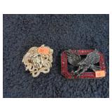 MEDUSA & EAGLE BELT BUCKLES