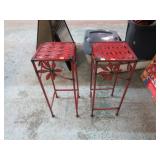 2-- METAL PLANT STANDS