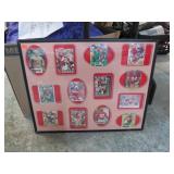 FRAMED 49ers TRADING CARDS