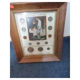 FRAMED WARTIME COINAGE SET