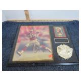 49ers TERRELL OWENS SIGNED PLAQUE