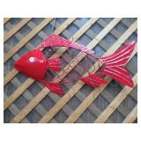 METAL FISH WALL DECOR