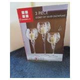 GOBLET CANDLE HOLDER SET