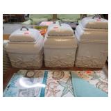 NAUTICAL CANISTER SET & DRYING MAT