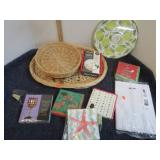 NAPKINS, PLATE HOLDERS, ETC