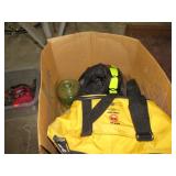 HELMET, LAMP FONT, BLANKET & COOLER BAG