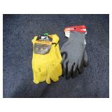 2 pr-- WORK GLOVES