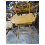 HIGH CHAIR -- VINTAGE OAK