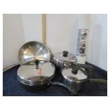 COOKWARE & ROLL OF DRAWER LINER