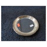 SILVER RIMMED DISH