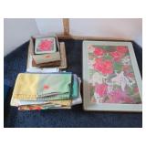 CLOTH NAPKINS, PLACE MATS, COASTERS, ETC