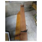 2-- WOODEN WALL SHELVES