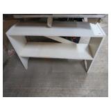 SMALL WHITE WOODEN SHELF