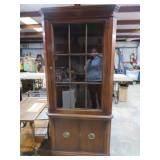 NICE-- TOMLINSON MAHOGANY CORNER CABINET